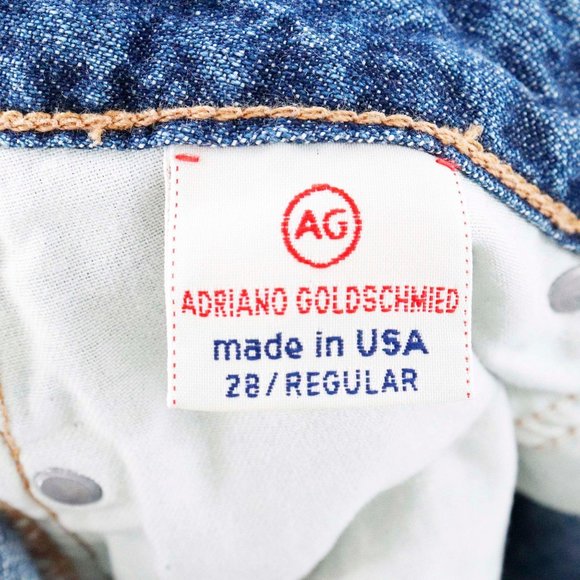 AG Adriano Goldshmied The Gemini Denim Blue Jeans - Picture 11 of 14